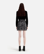 The Kooples - Jupe Patineuse - Noir - Femme