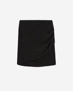 The Kooples - Jupe Portefeuille - Noir - Femme