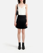 The Kooples - Jupe Portefeuille En Laine - Noir - Femme
