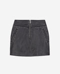 The Kooples - Minijupe En Cuir De Mouton - Noir - Femme