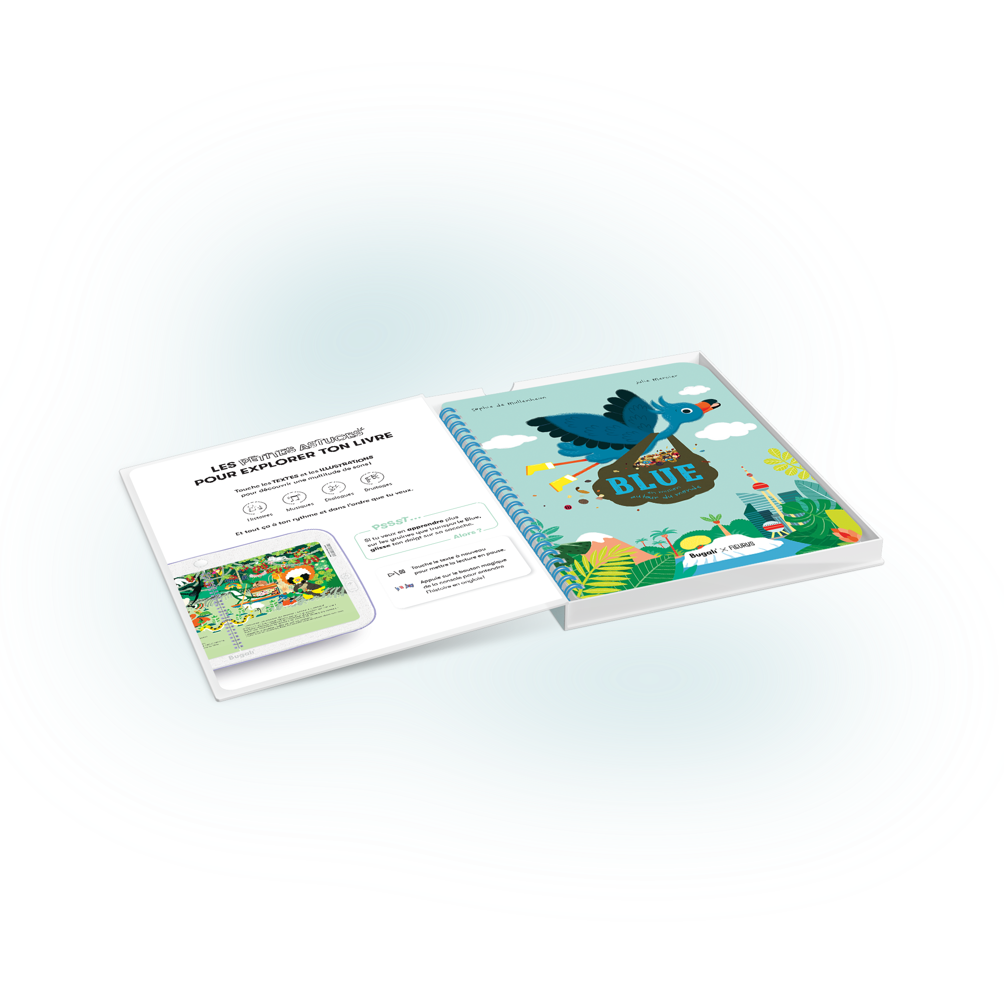 Livres - Livre - Blue, En Mission Autour Du Monde (5+)