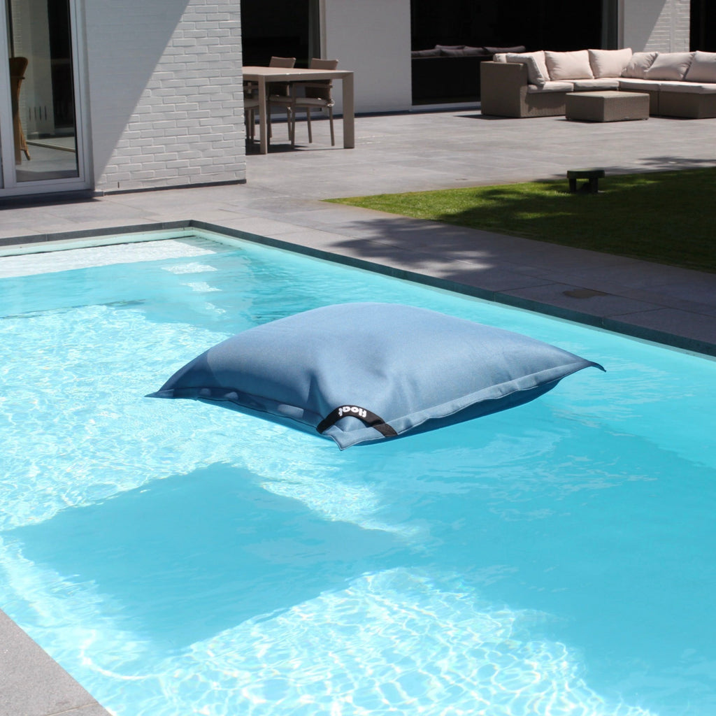 Pouf Flottant Beanbag Piscine - 130x130cm - Petrole