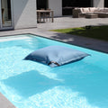 Pouf Flottant Beanbag Piscine - 130x130cm - Petrole