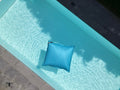 Pouf Flottant Beanbag Piscine - 130x130cm - Turquoise
