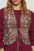 Gilet Flora - Brown