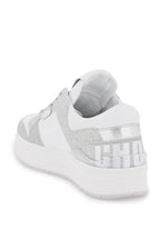 Jimmy Choo - Baskets Jimmy Choo 'Florent' Glittered Sneakers With Lettering Logo