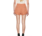Short Fluid Twill Rolled - Terracotta