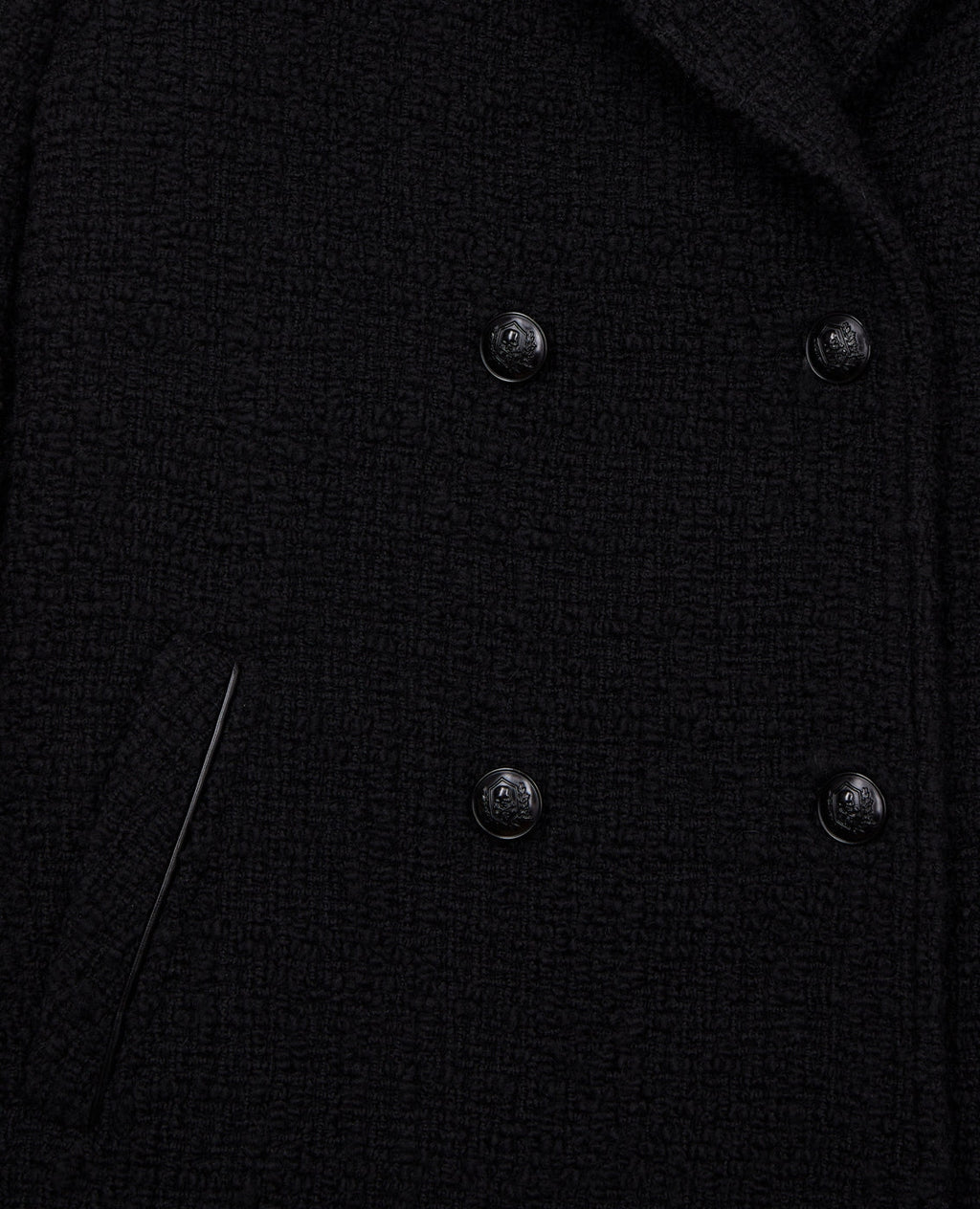 The Kooples - Manteau En Laine - Noir - Femme