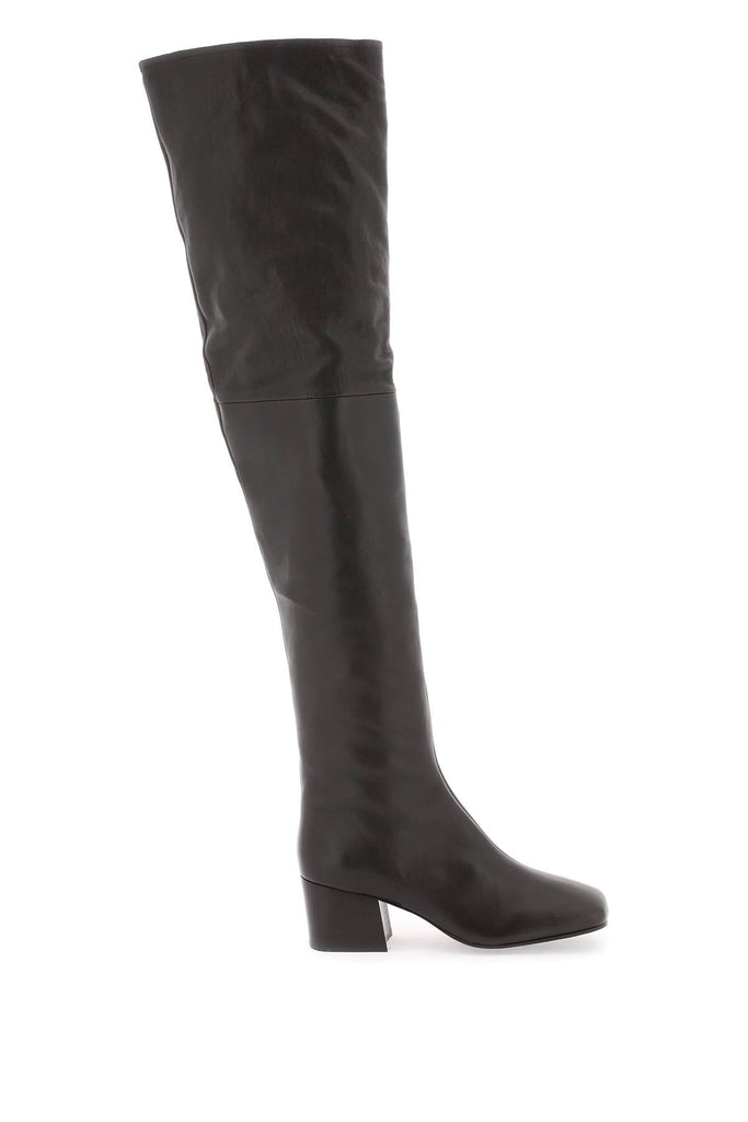 Lemaire - Bottes Lemaire Leather Cuissardes Boots