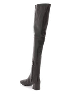 Lemaire - Bottes Lemaire Leather Cuissardes Boots
