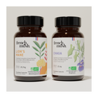 French Mush compléments alimentaires à base d'extraits de champignons médicinaux biologiques fabriqués en France Le Pack Focus et Immunité Gélules Bio - gélules -