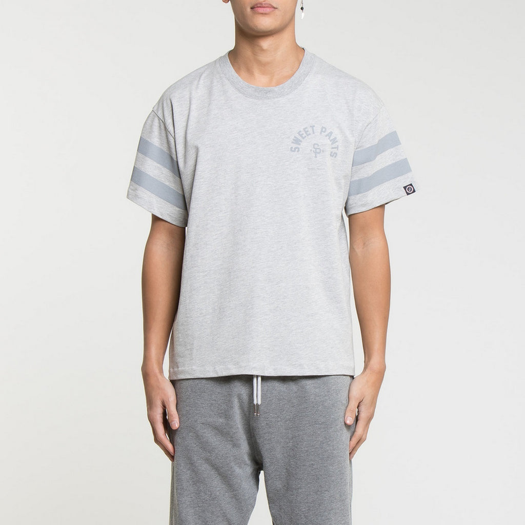 Tee-Shirt Football - Grey Marl - Mixte