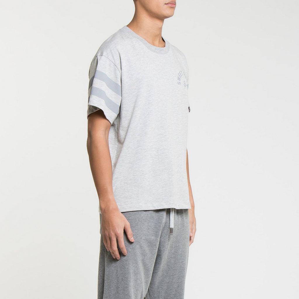 Tee-Shirt Football - Grey Marl - Mixte