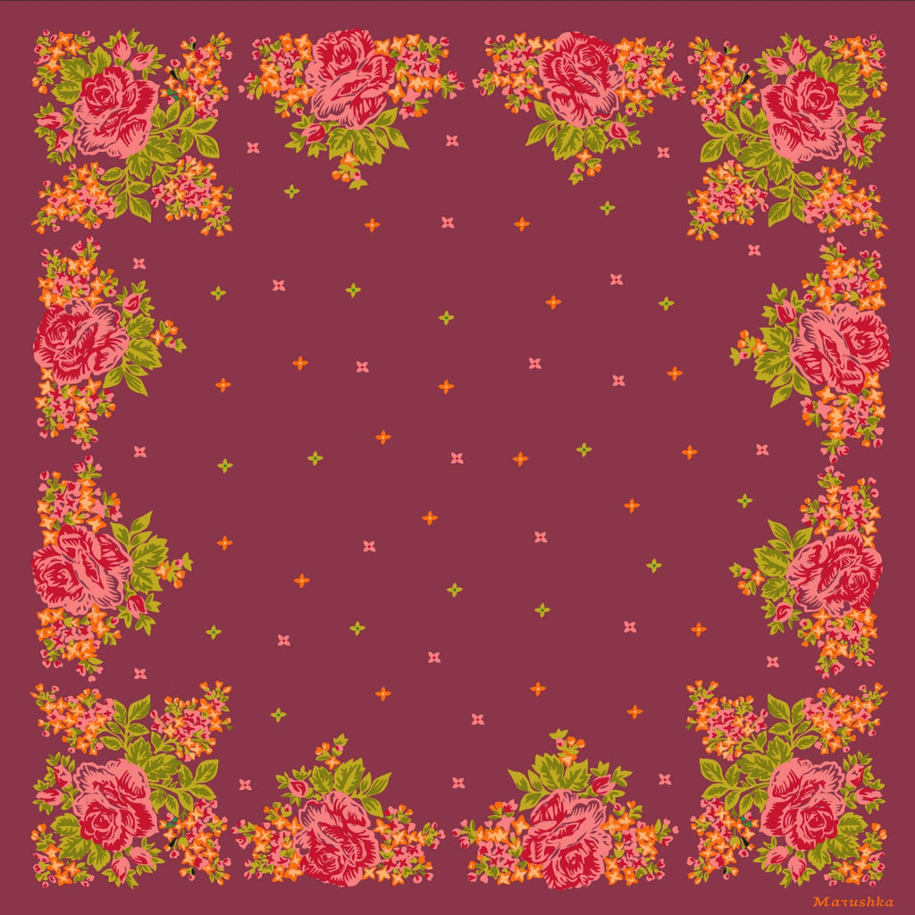 Foulard Elena - Rose