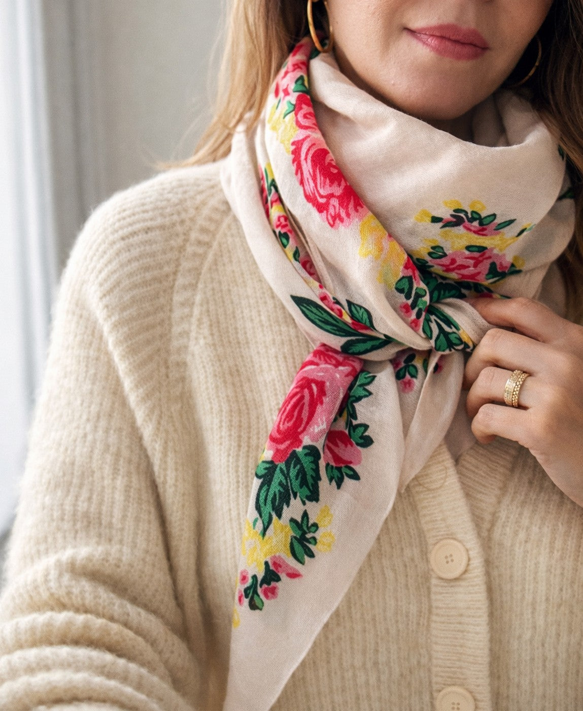 Foulard Elena - Ecru
