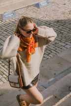 Foulard Elena - Marron