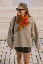 Foulard Elena - Marron