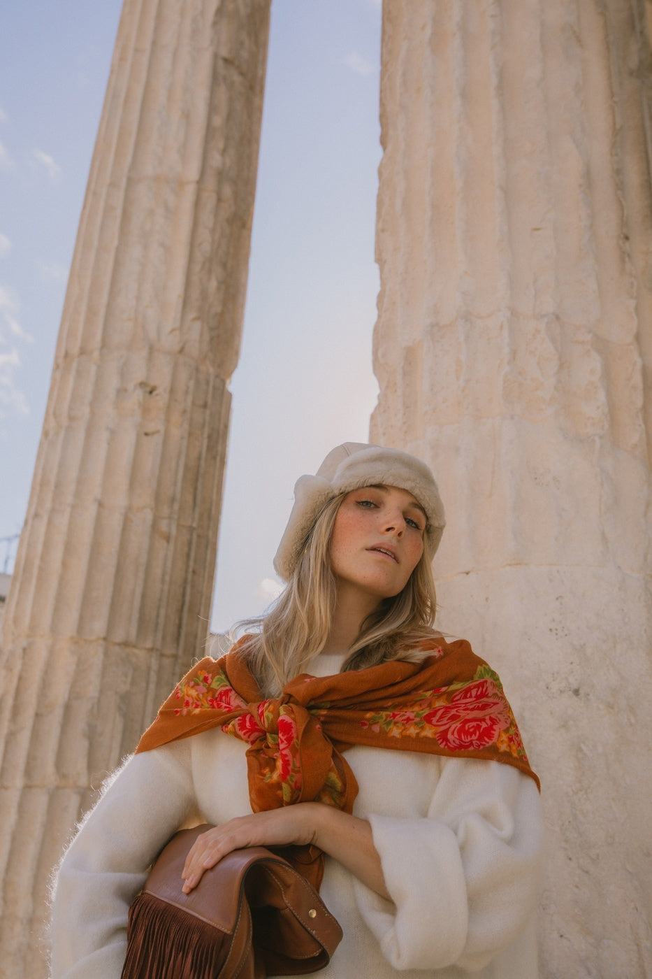 Foulard Elena - Marron