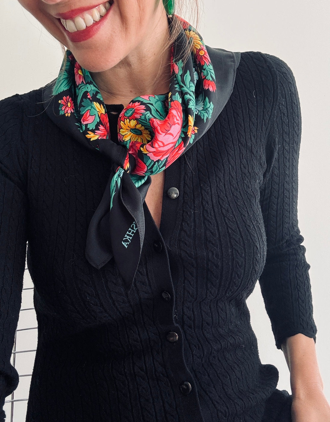 Foulard Pivonka - Noir