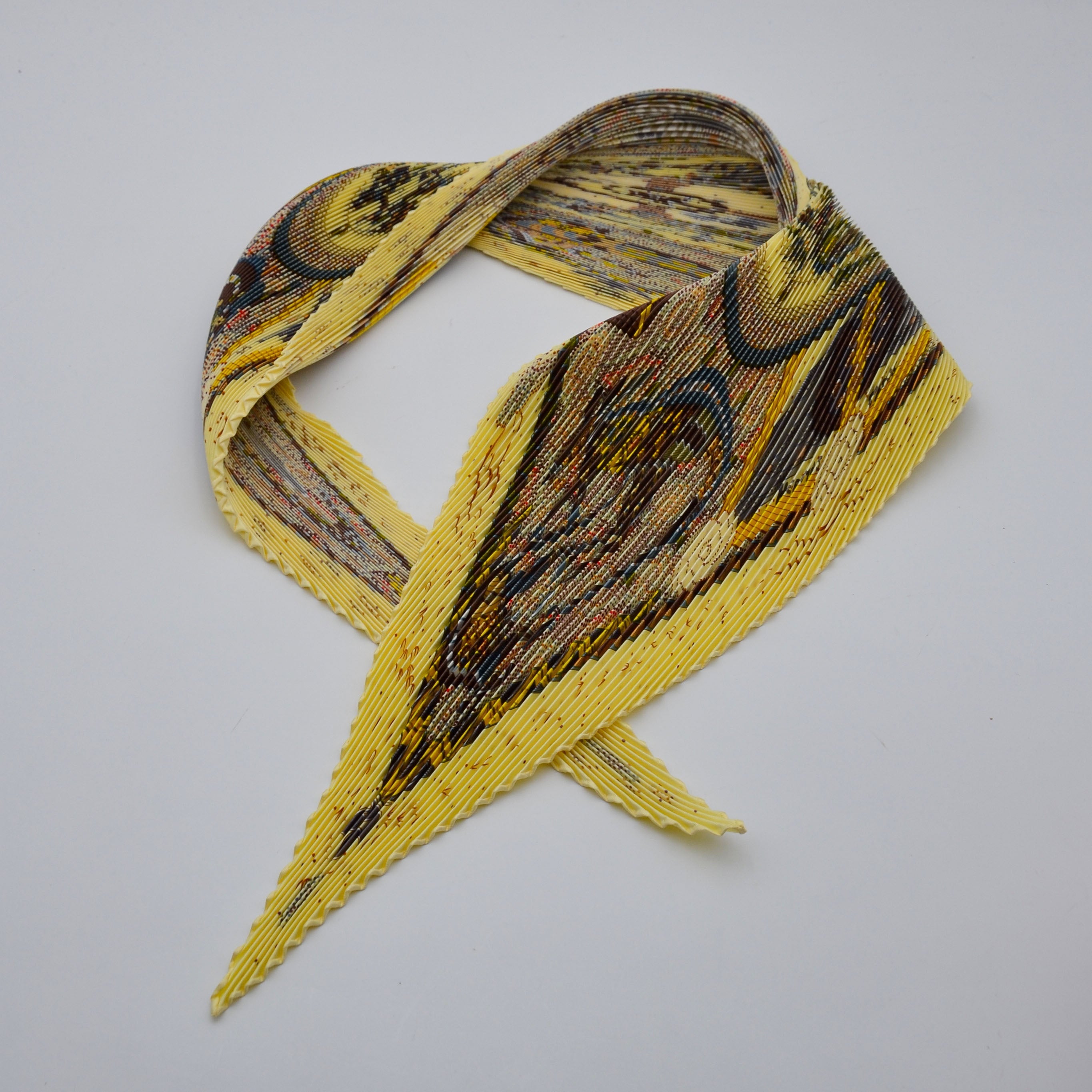 Foulard Hermès Plissé "Rêves D'Australie" 1999