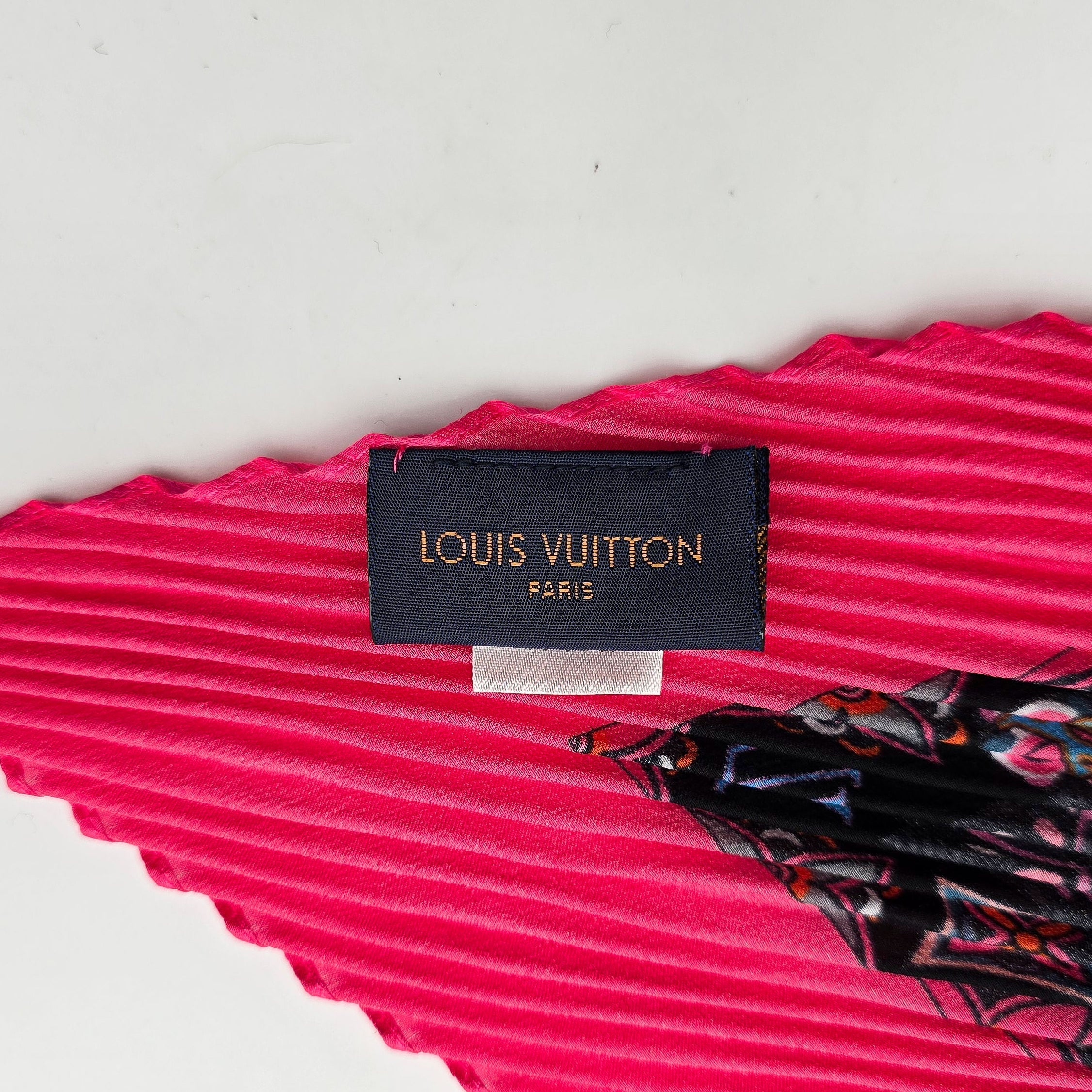 Foulard Plissé Louis Vuitton Soie