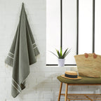 Fouta Chevrons - Vert Olive