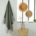 Fouta Nid D'Abeille - Vert Olive