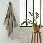 Fouta Nid D'Abeille - Taupe