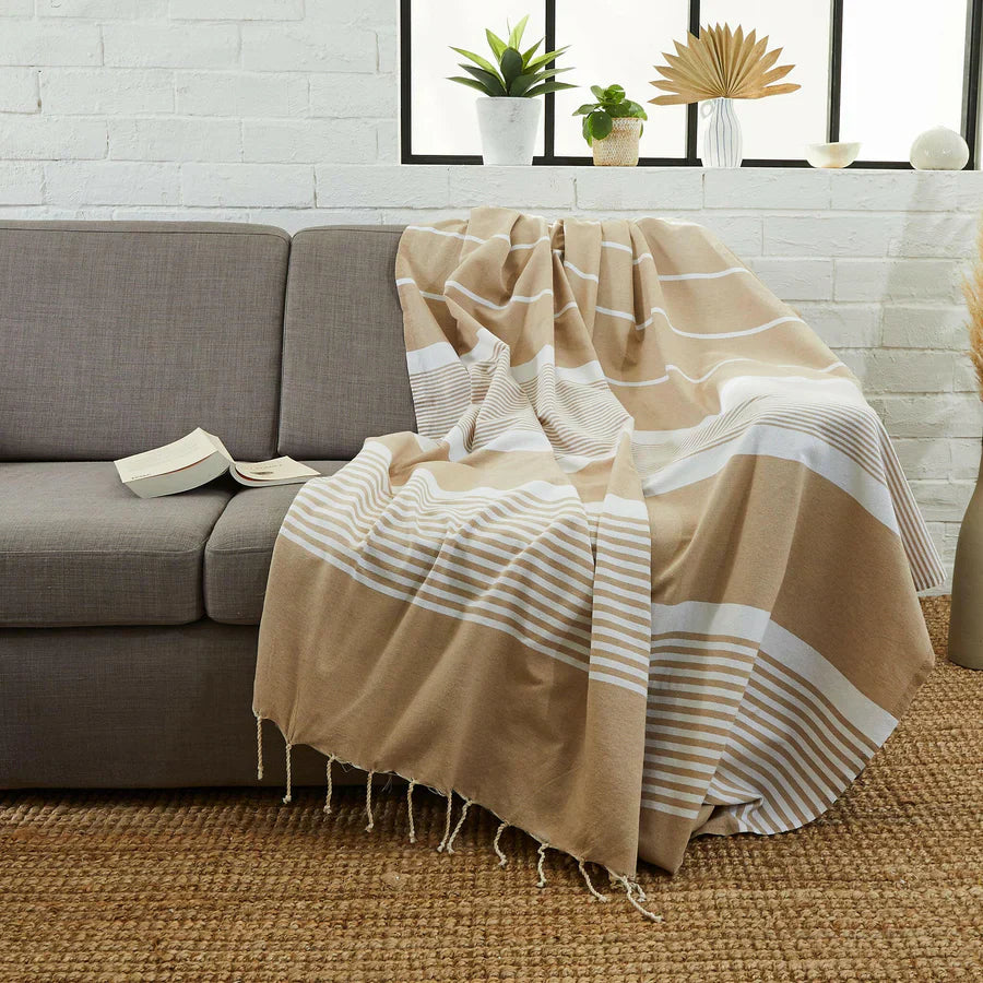 Fouta Xxl Rayée - Sahara