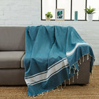 Fouta Xxl Classique - Bleu Canard