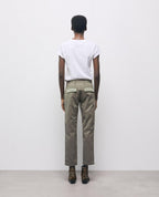 The Kooples - Pantalon Droit 7/8 - Kaki - Femme