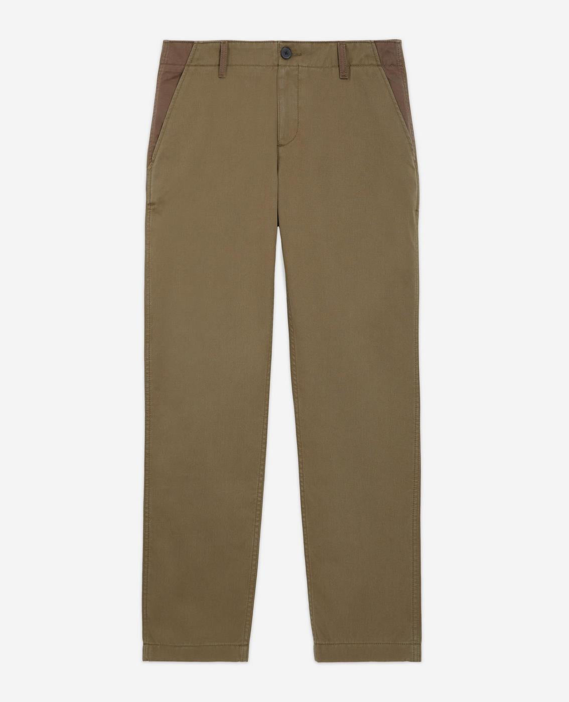 The Kooples - Pantalon Droit 7/8 - Kaki - Femme