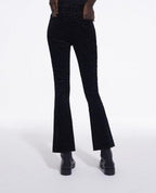 The Kooples - Pantalon Bootcut - Noir Et Gris Foncé - Femme