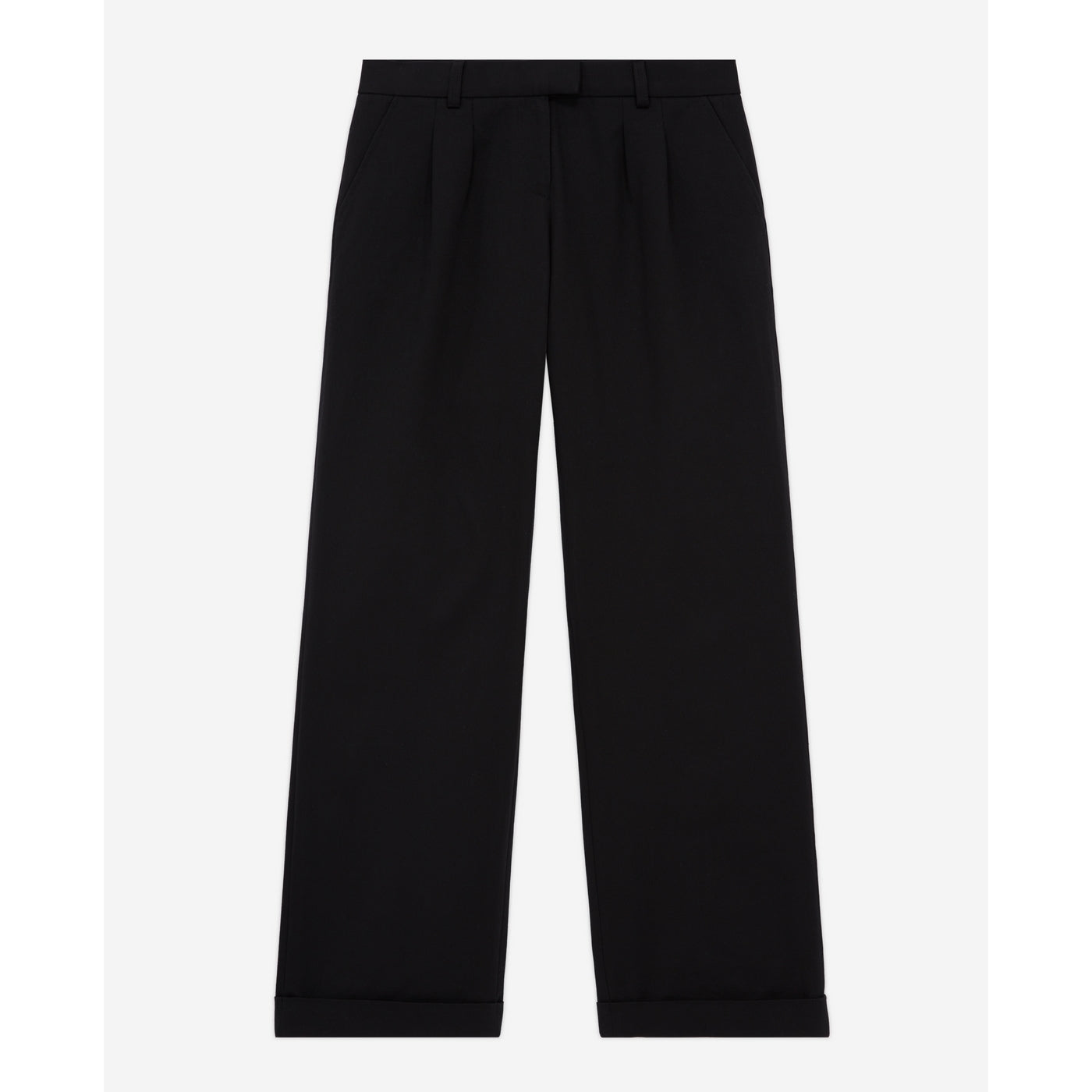 The Kooples - Pantalon Large - Noir - Femme