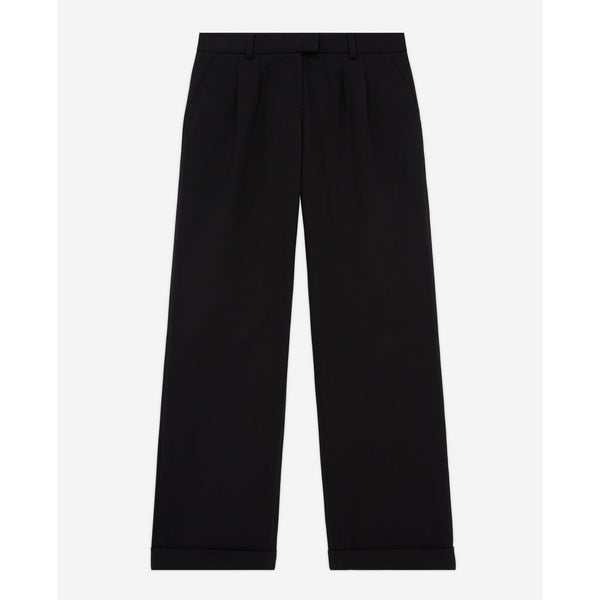 The Kooples - Pantalon Large - Noir - Femme