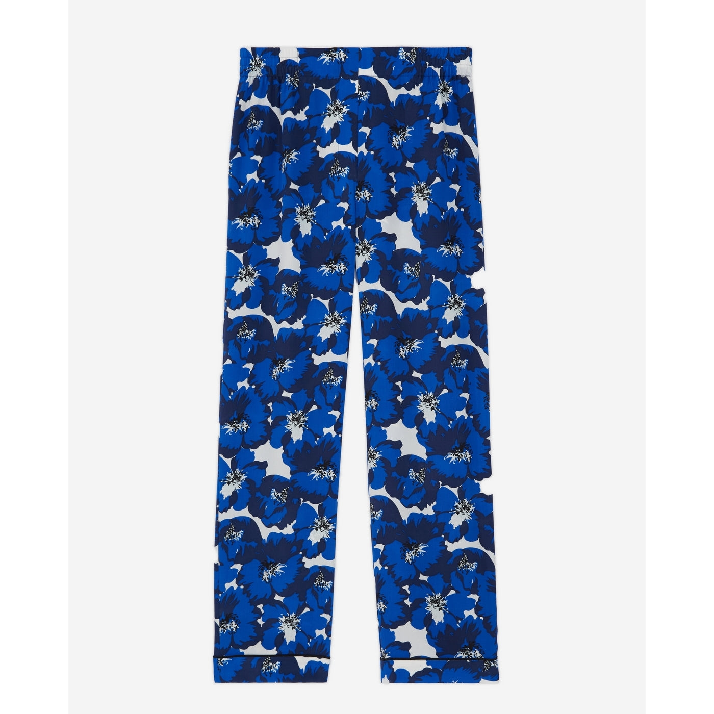 The Kooples - Pantalon En Soie - Bleu - Femme