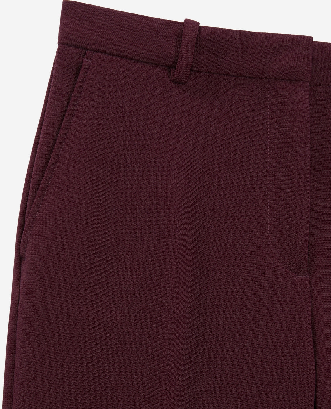 The Kooples - Pantalon De Costume - Bordeaux - Femme