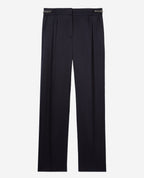 The Kooples - Pantalon A Pinces Fluide Avec Chaine