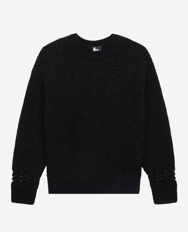 The Kooples - Pull En Laine Et Alpaga - Noir - Femme