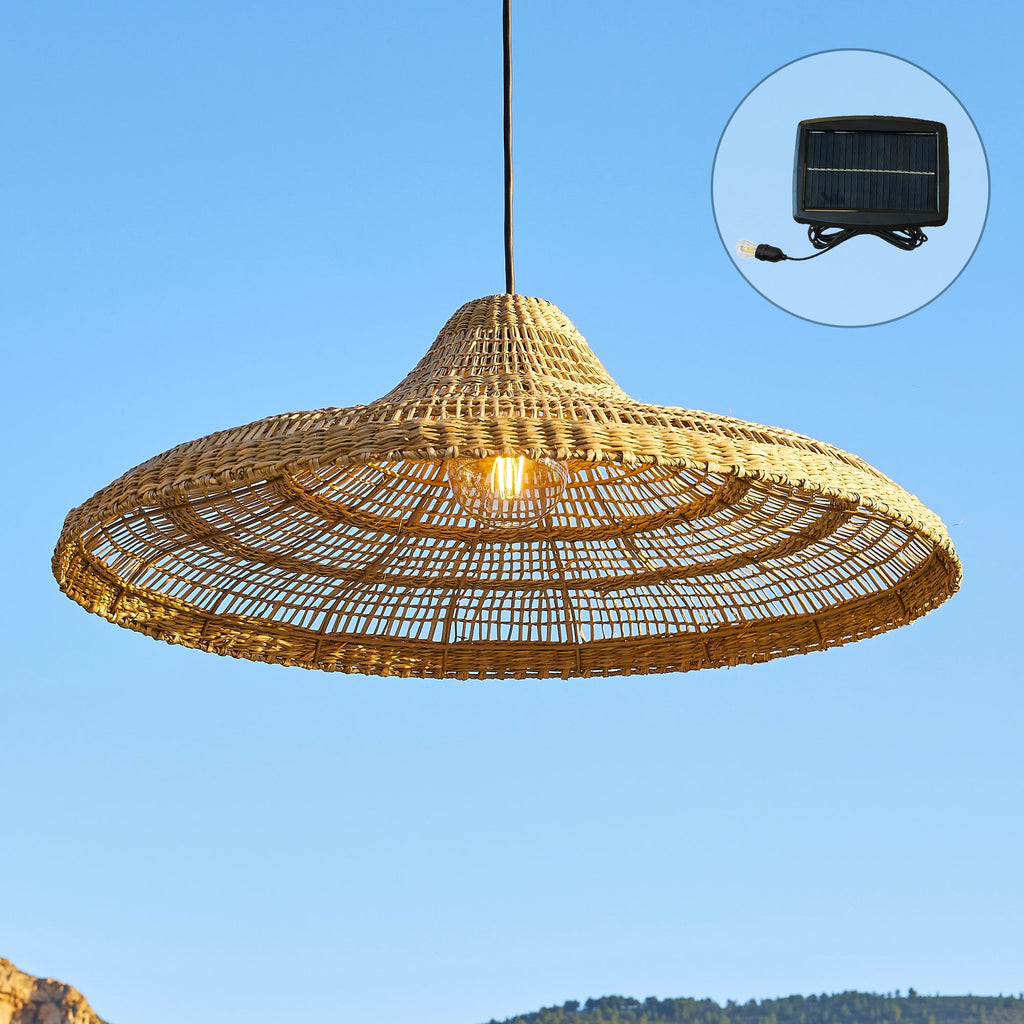 Freya Large - Suspension Solaire - Herbe Marine - Beige