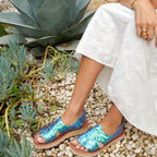 Sandales Frida - Blue Mermaid
