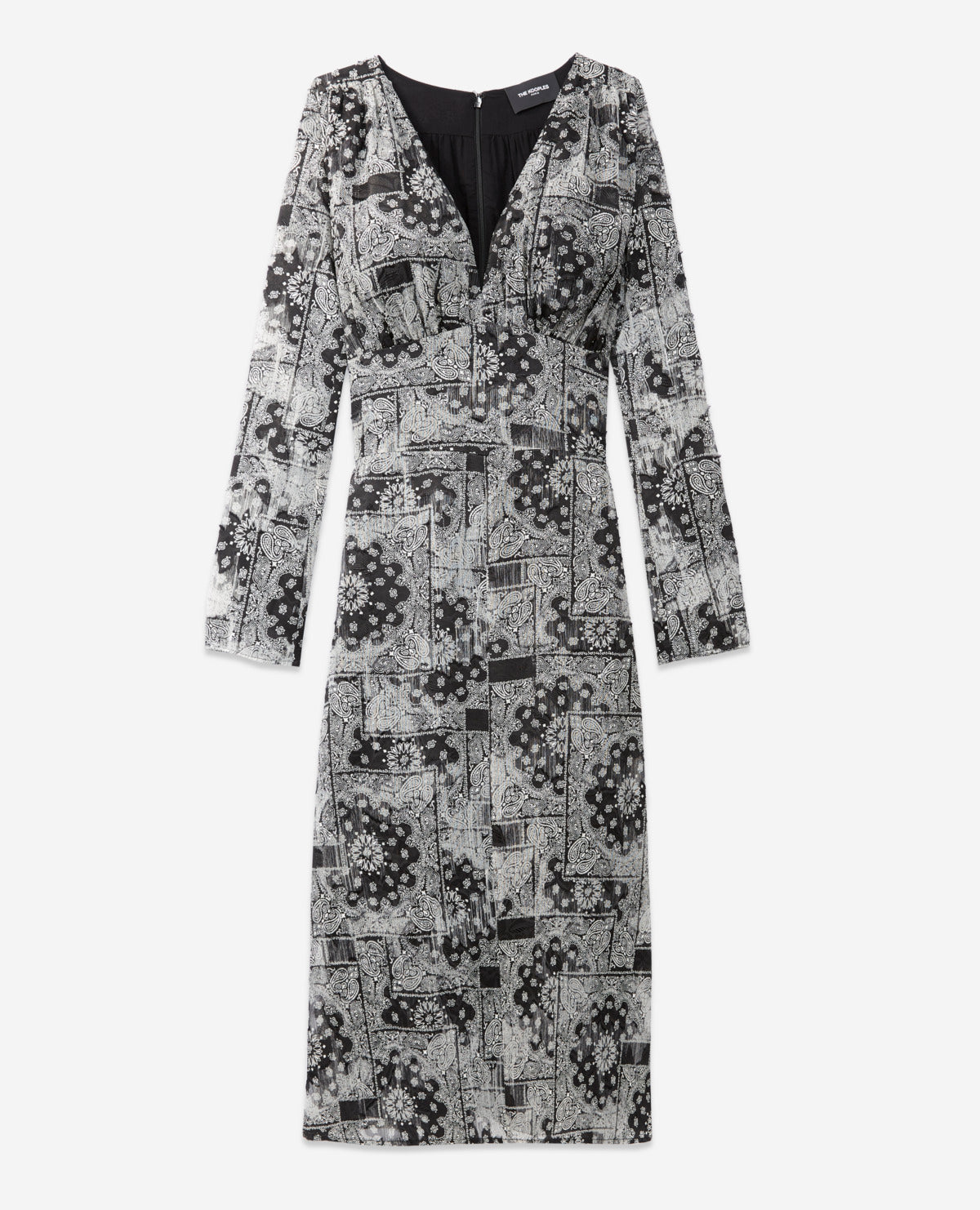 The Kooples - Robe Longue Imprimé Bandana - Femme
