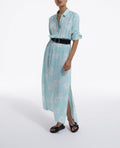 The Kooples - Robe Légère Imprimée Bleue Et Blanche - Femme