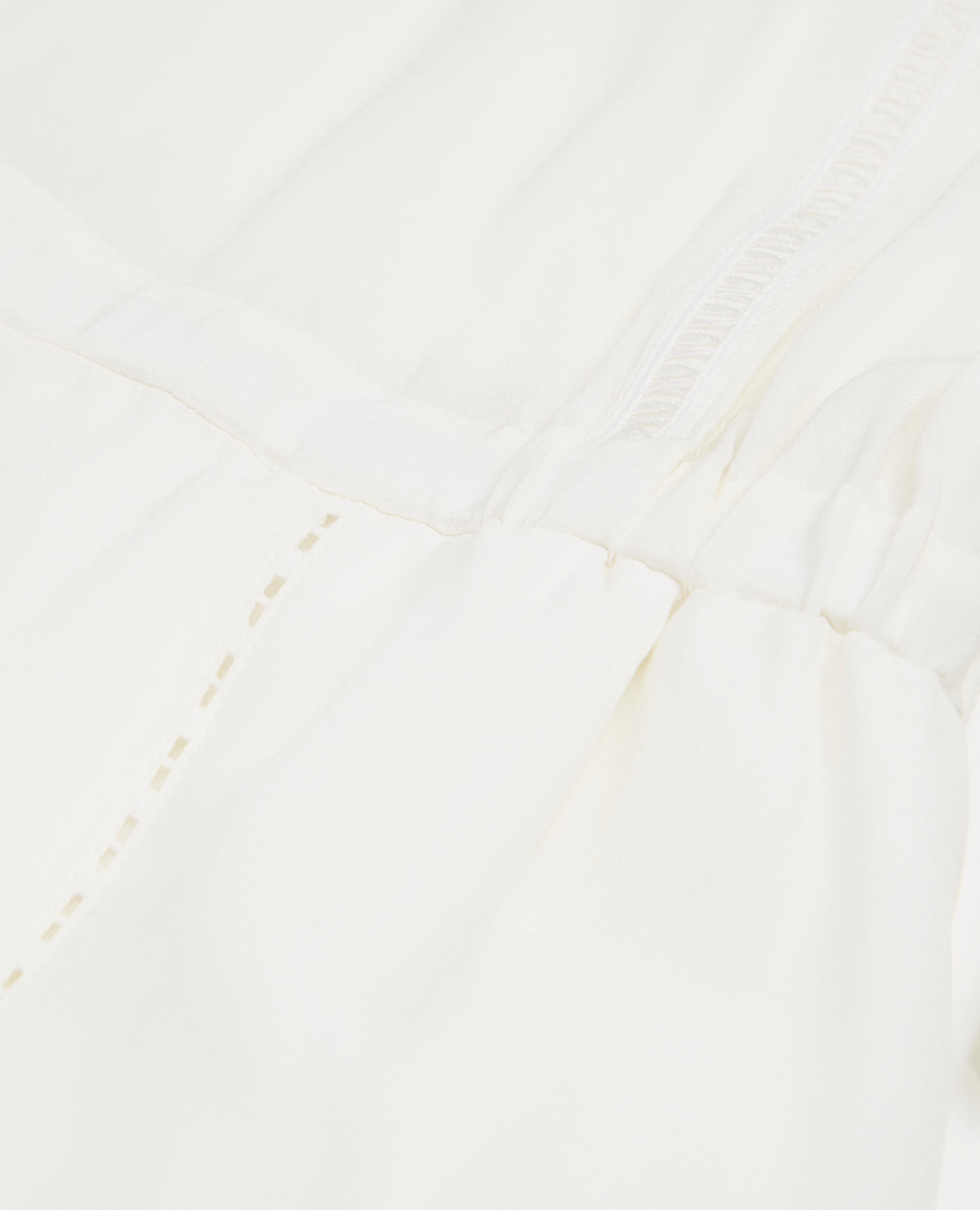 The Kooples - Robe Soie Blanche Courte À Manches Nouées - Femme