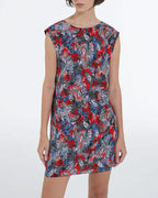 The Kooples - Robe Courte En Soie Imprimé Fleuri - Femme