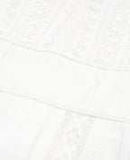 The Kooples - Robe Sans Manches Écrue Détail Brodé - Femme