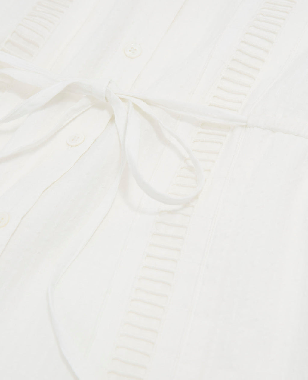 The Kooples - Robe Légère Blanche Courte Détails Brodés - Femme
