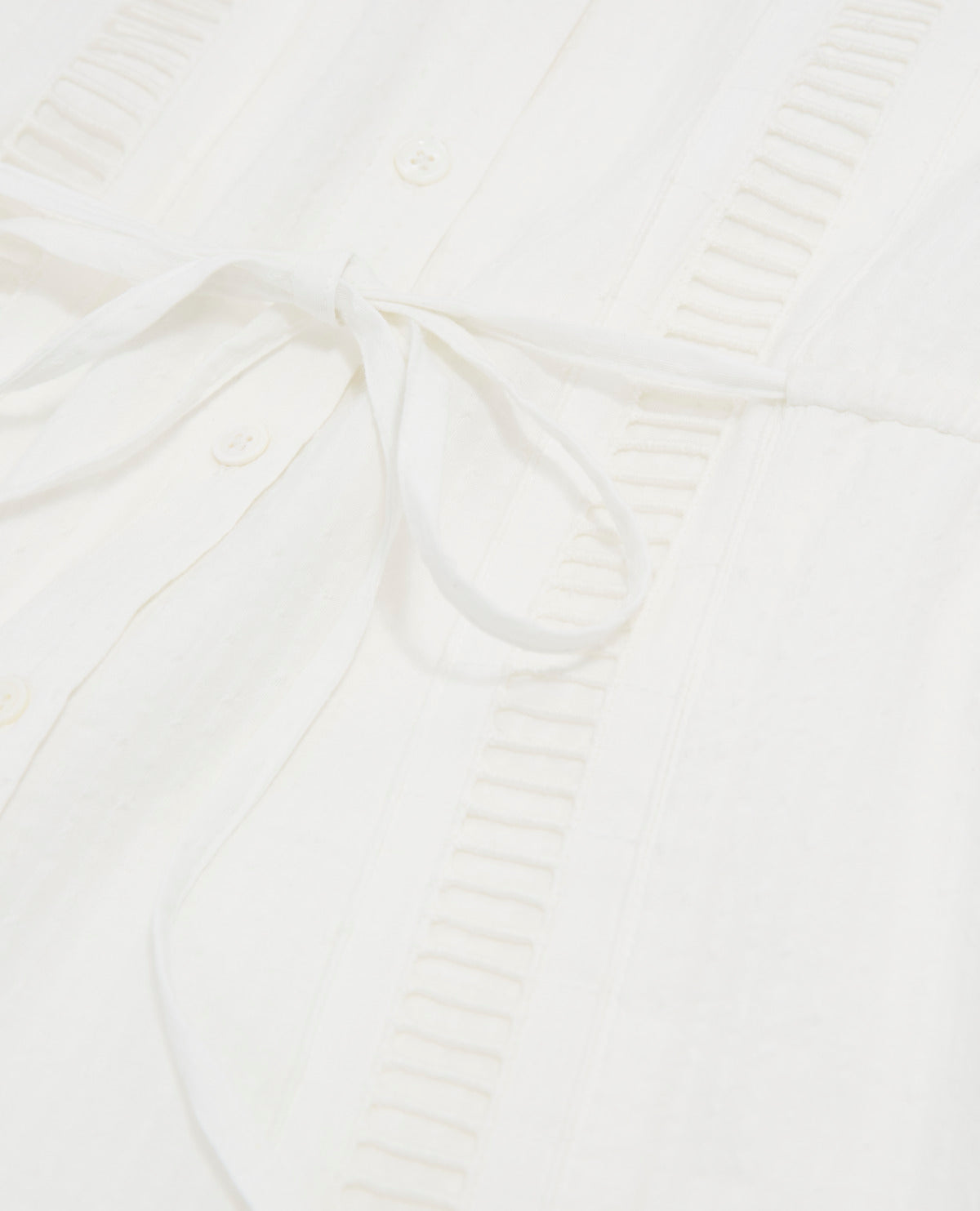The Kooples - Robe Légère Blanche Courte Détails Brodés - Femme