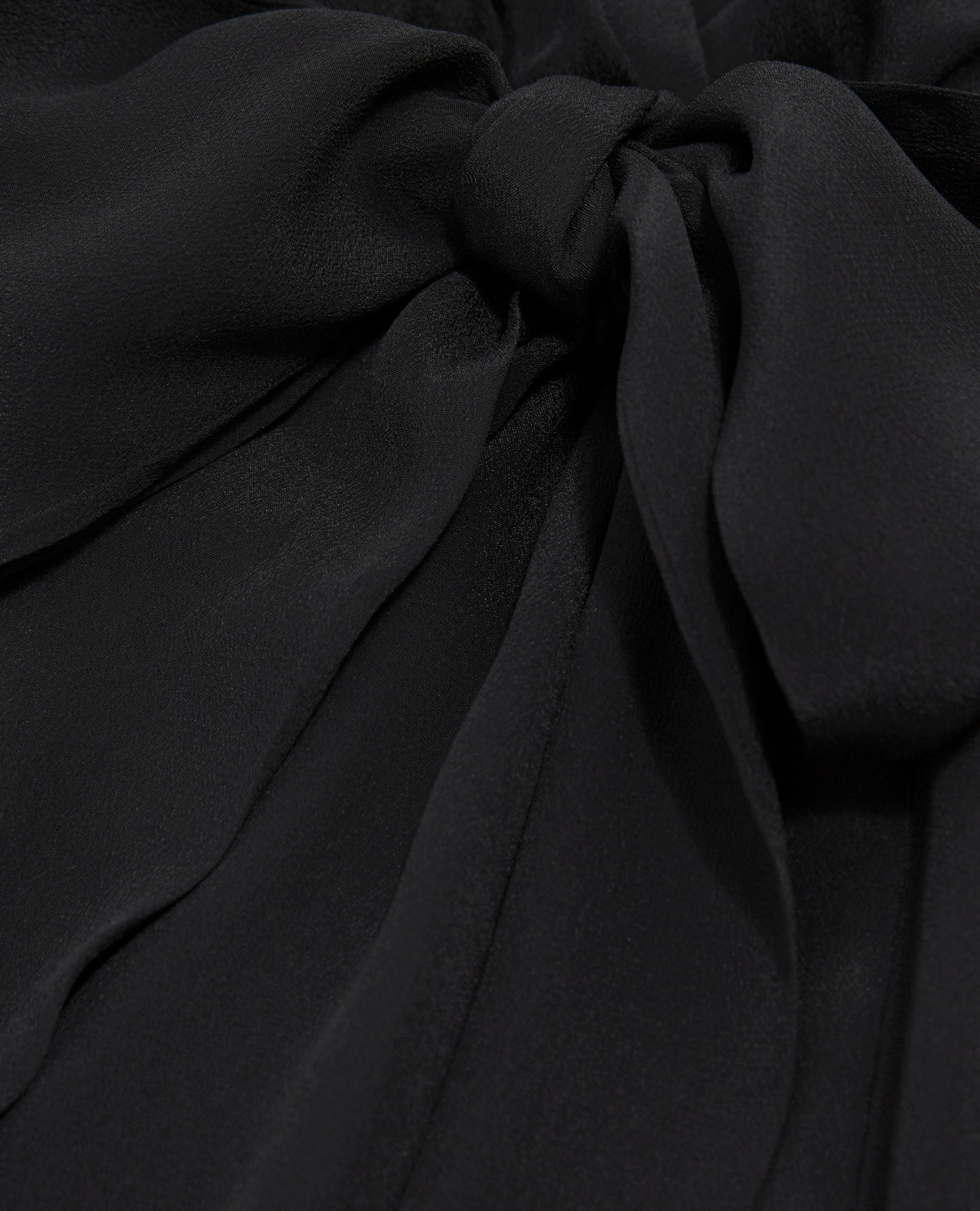 The Kooples - Robe Courte Kimono Ceinturée En Viscose Soie - Noir - Femme
