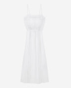The Kooples - Robe Longue Blanche Sans Manches Dentelle - Femme